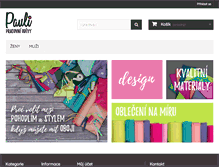 Tablet Screenshot of pracovni-odevy-pauli.cz